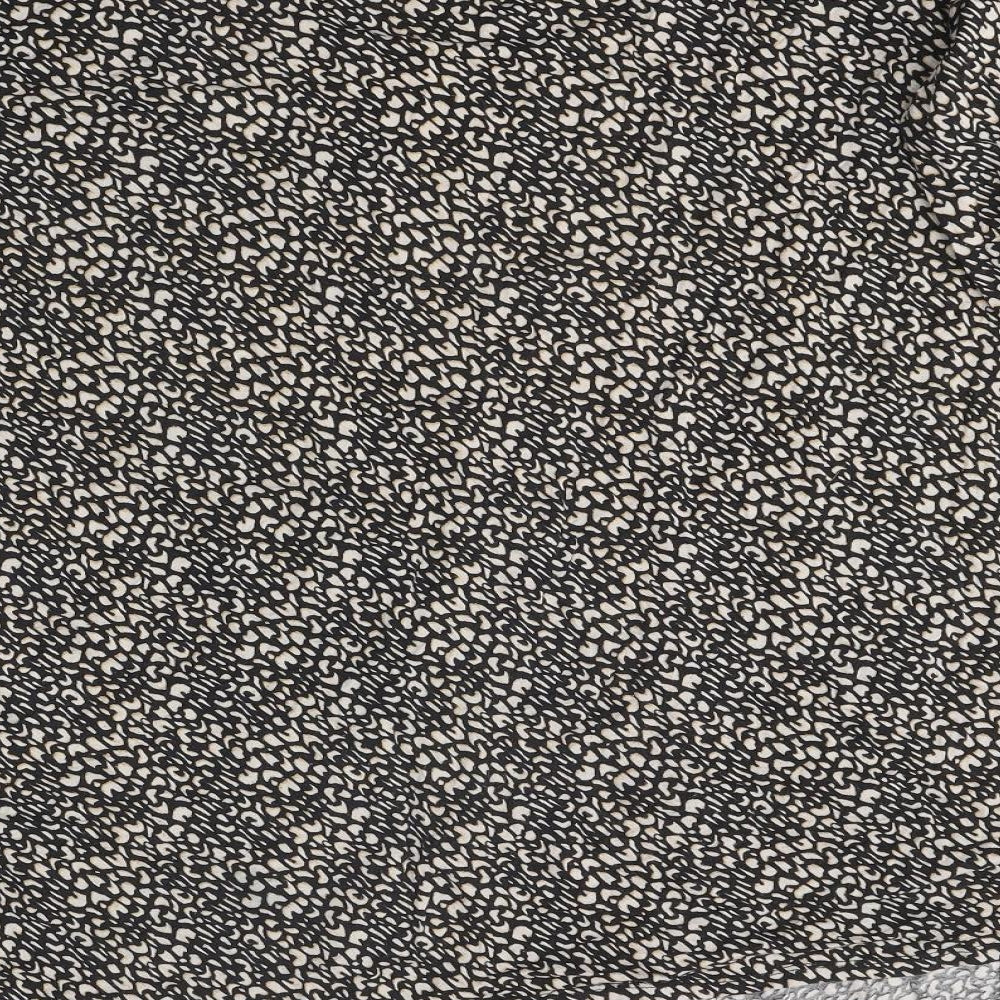 Principles Womens Brown Geometric Polyester A-Line Size 26 Round Neck Pullover