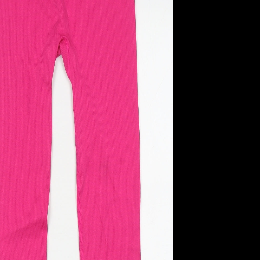 Primark Womens Pink Nylon Compression Leggings Size L L26 in Regular Pullover