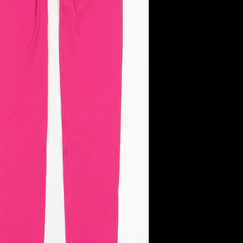 Primark Womens Pink Nylon Compression Leggings Size L L26 in Regular Pullover