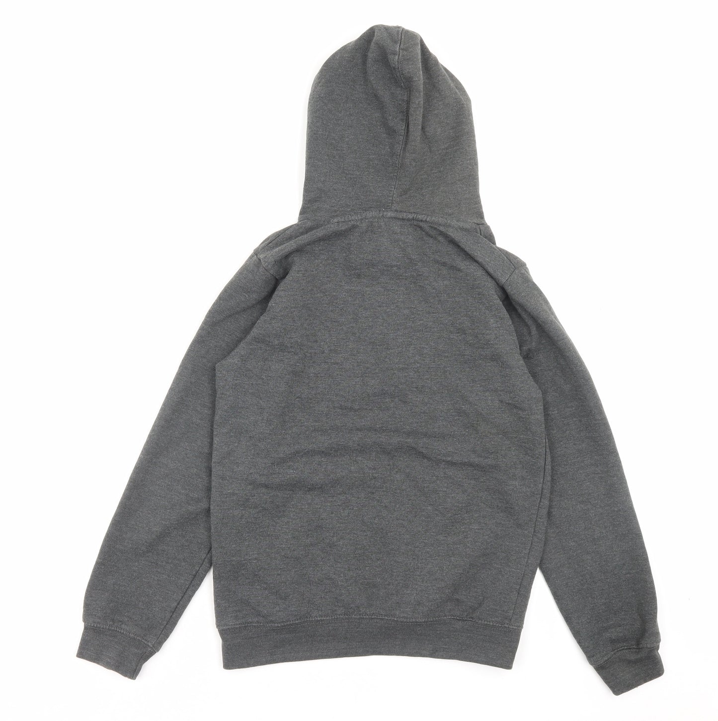 Beverly Hills Boys Grey Cotton Pullover Hoodie Size 11-12 Years Pullover