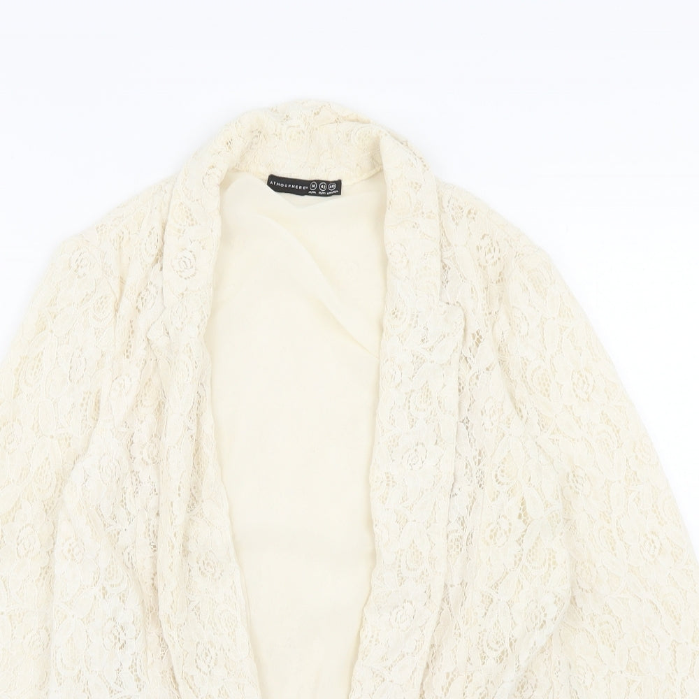 Atmosphere Womens Ivory Floral Jacket Blazer Size 14