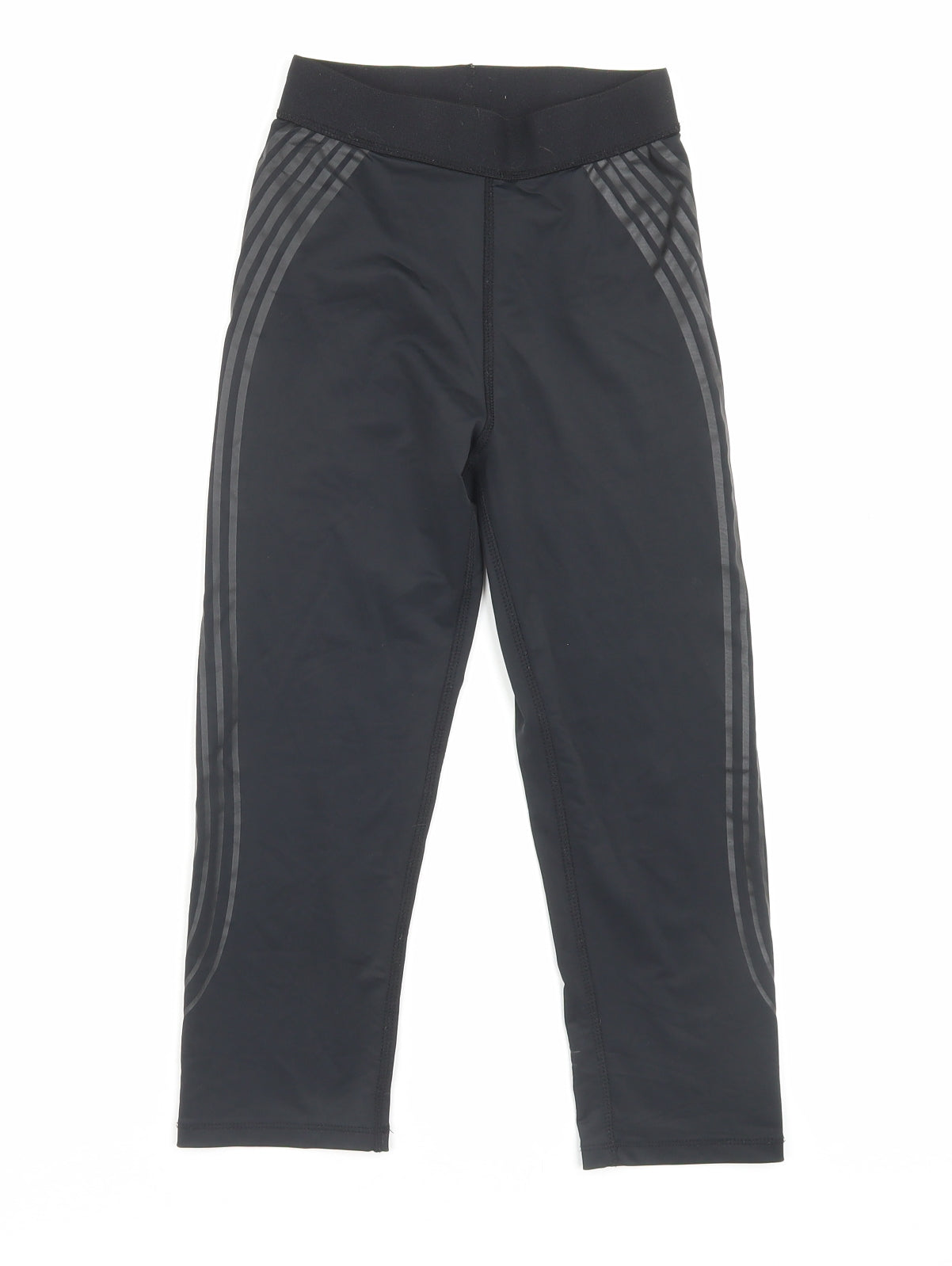 Primark Womens Black Polyamide Cropped Leggings Size 4 L15 in Regular Pullover