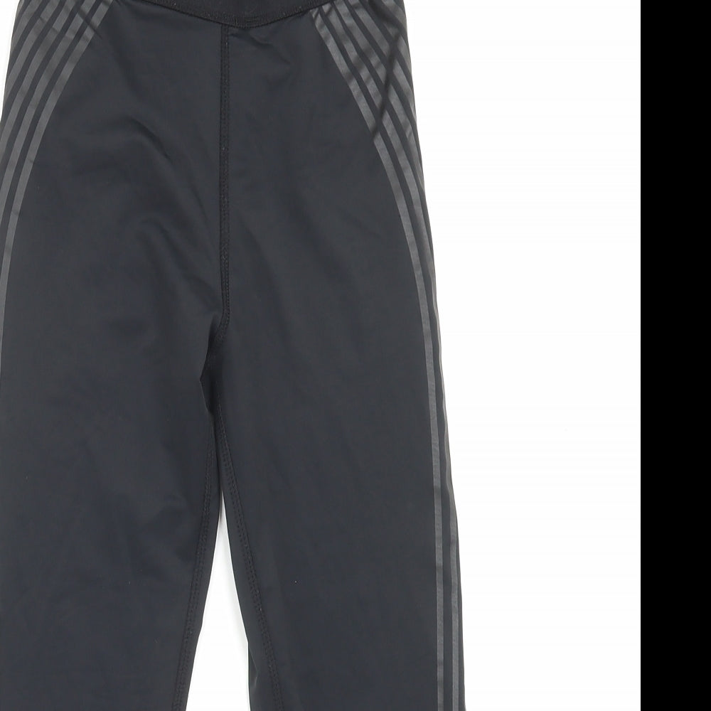 Primark Womens Black Polyamide Cropped Leggings Size 4 L15 in Regular Pullover