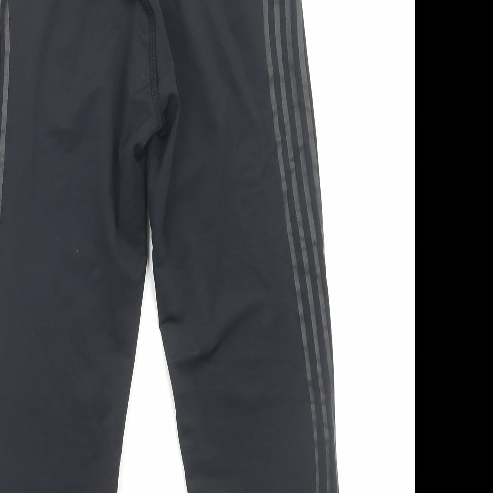 Primark Womens Black Polyamide Cropped Leggings Size 4 L15 in Regular Pullover