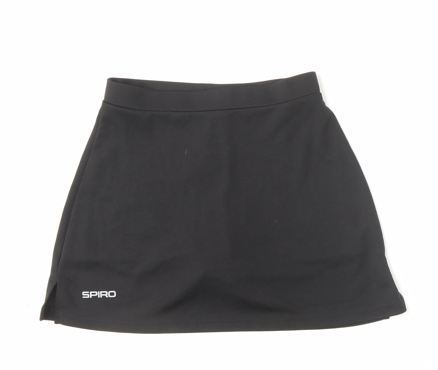SPIRO Womens Black Polyester Athletic Shorts Size 10 L3 in Regular - Skort