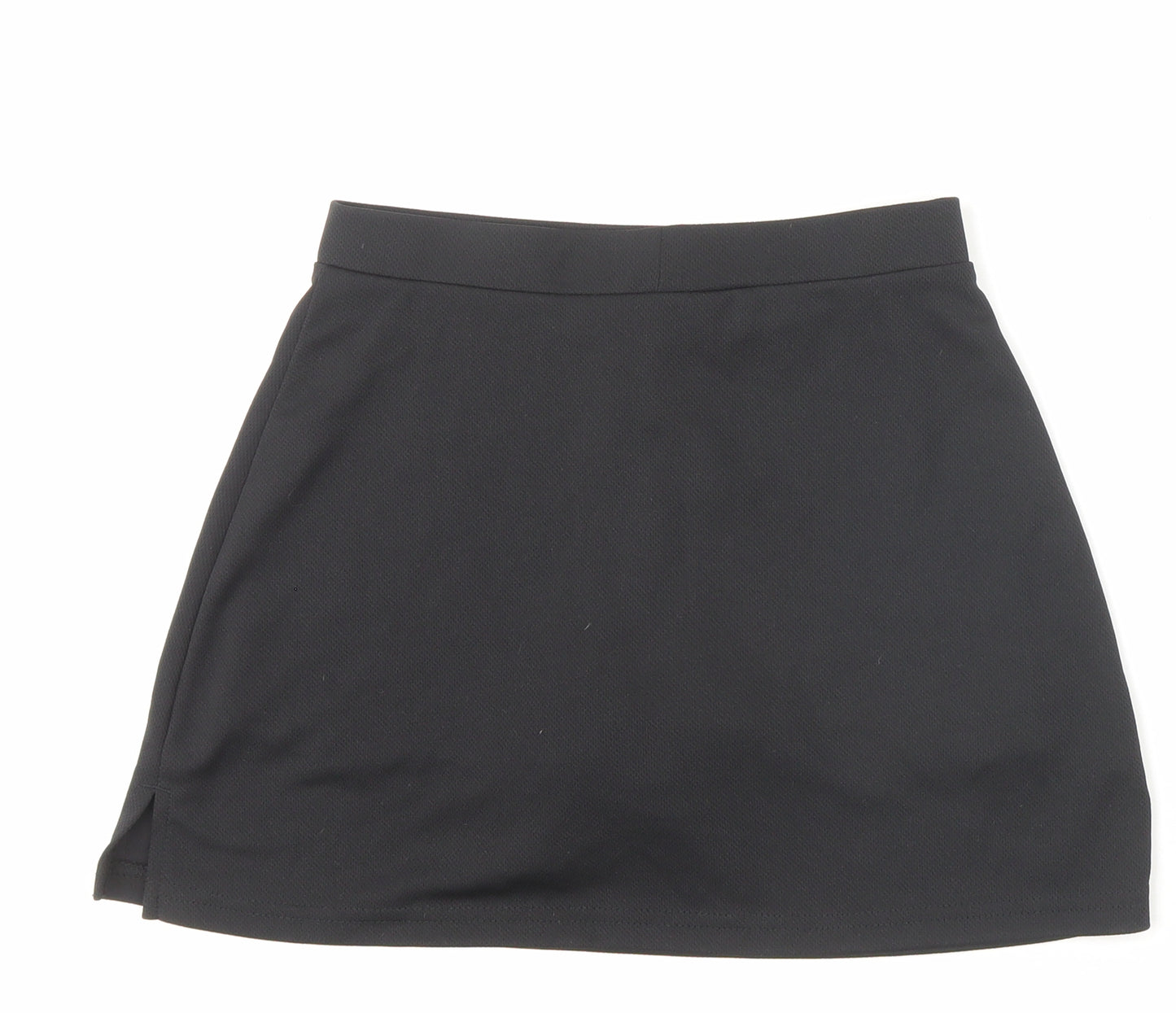 SPIRO Womens Black Polyester Athletic Shorts Size 10 L3 in Regular - Skort