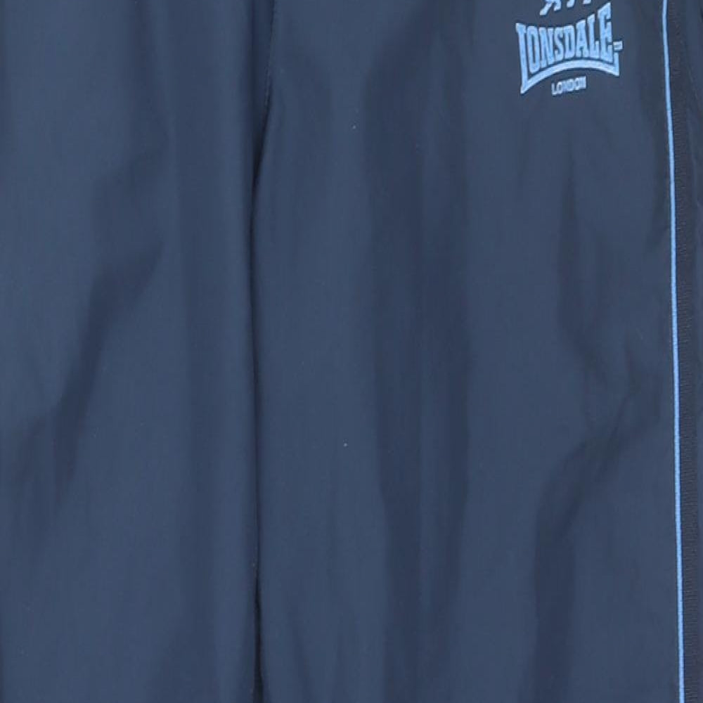 Lonsdale Womens Blue Polyester Jogger Trousers Size 12 L30 in Regular