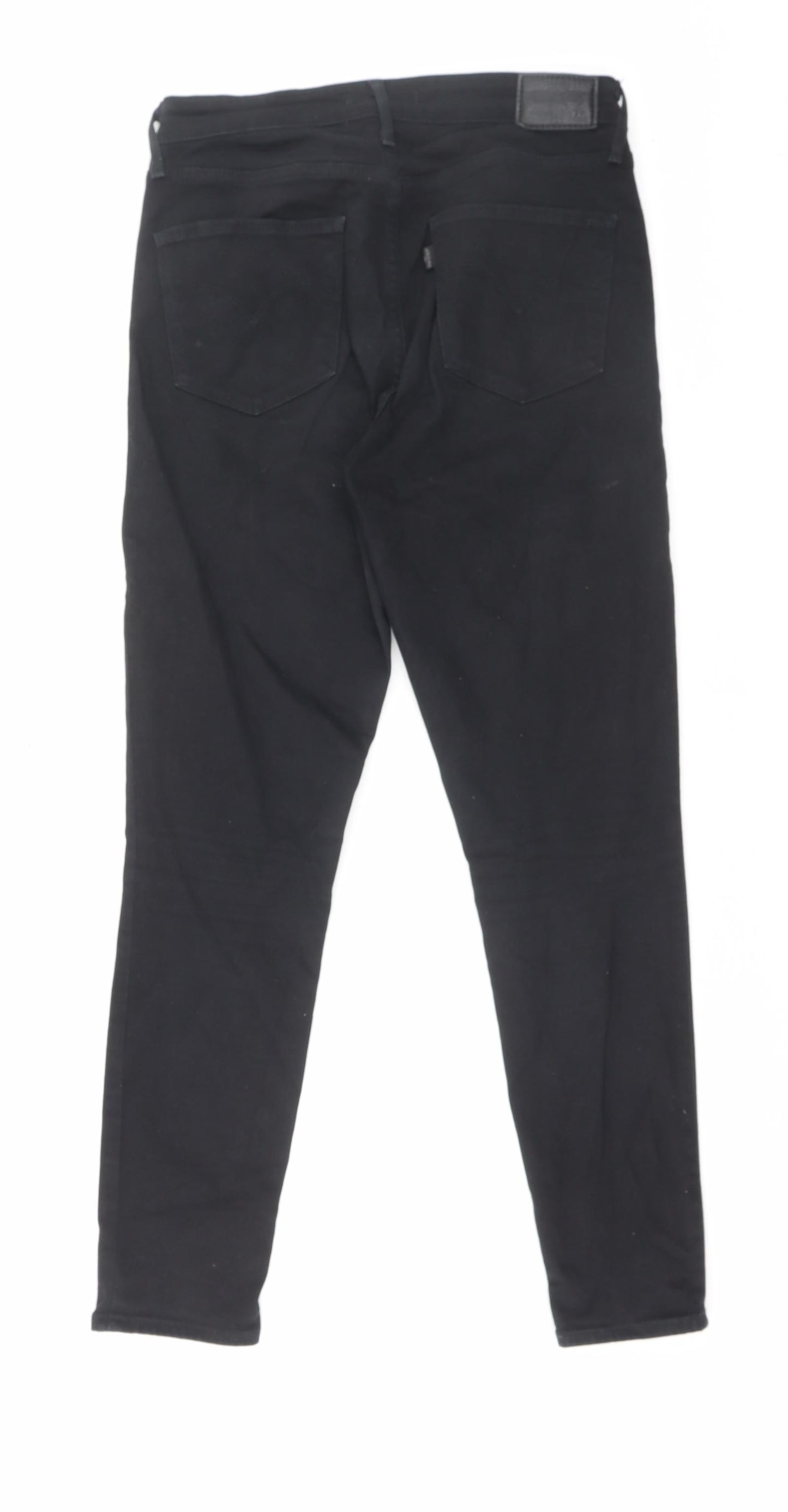 Levi's Womens Black Cotton Skinny Jeans Size 29 in L28 in Regular Button