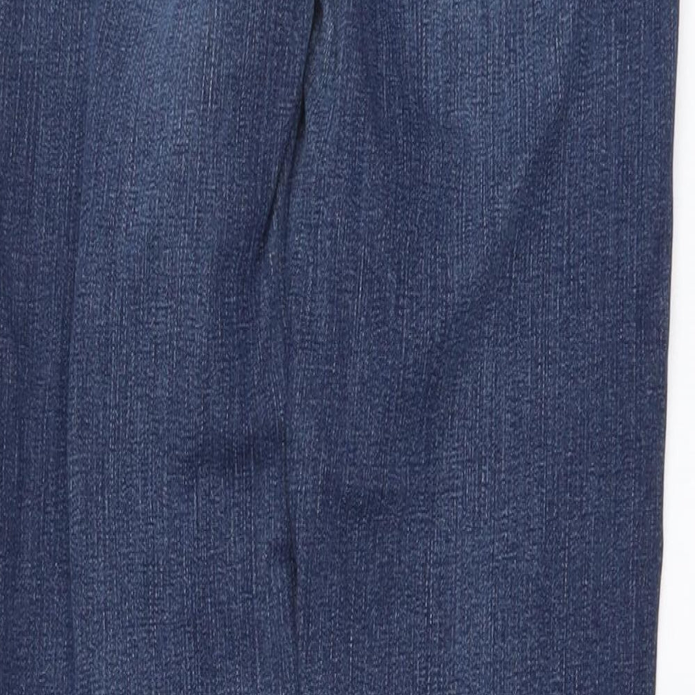Jasper Conran Womens Blue Cotton Skinny Jeans Size 10 L27 in Regular Button