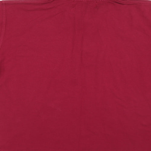 Antartex Mens Pink 100% Cotton Polo Size S Collared Button
