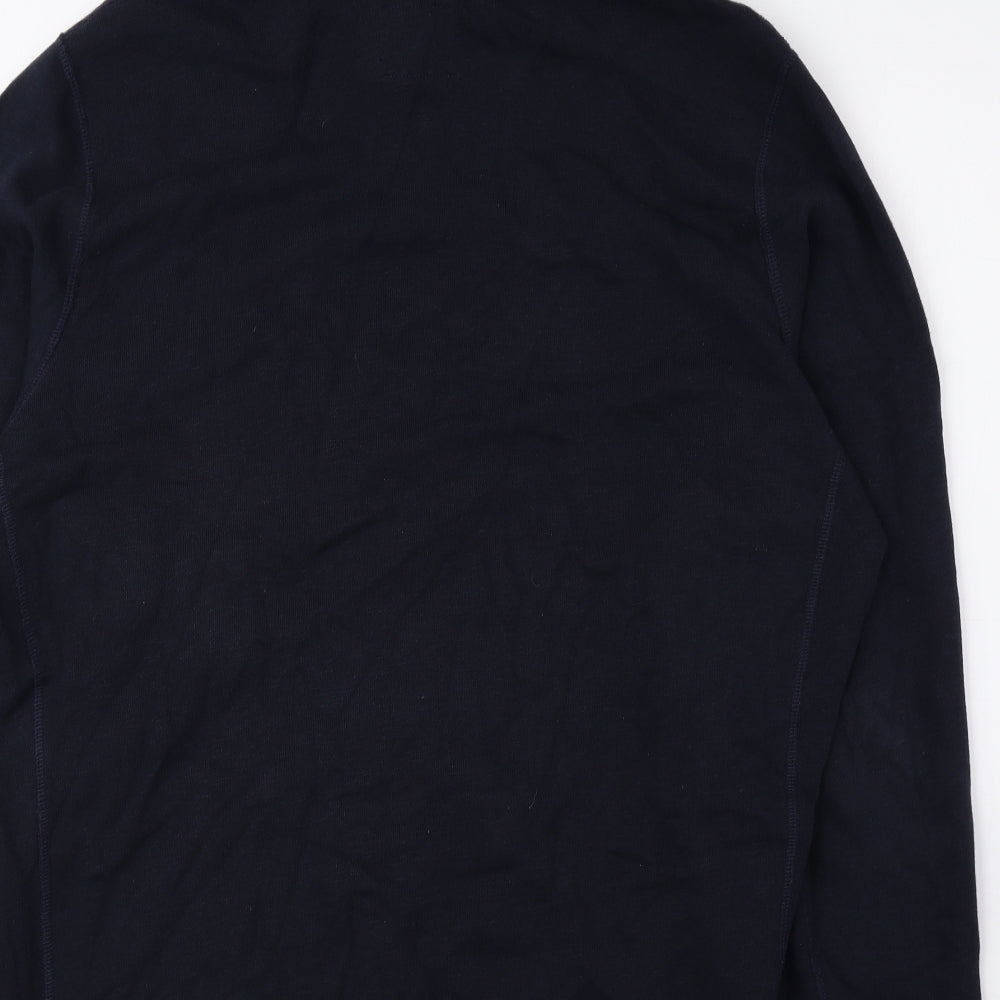 Abercrombie & Fitch Mens Blue Cotton Pullover Hoodie Size XL