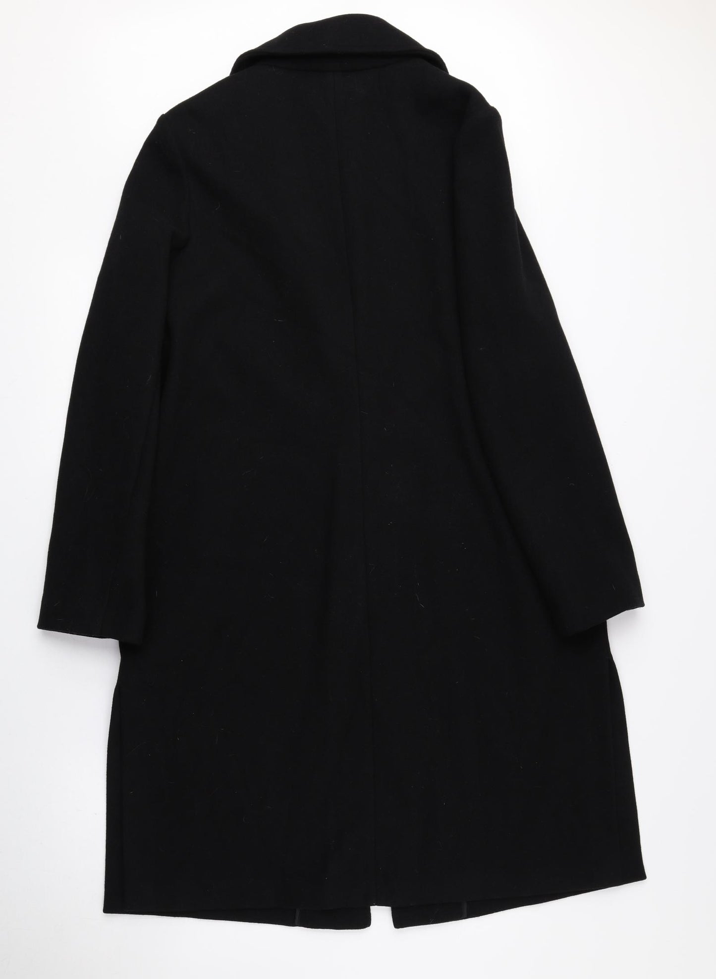 F&F Womens Black Parka Coat Size 14 Button