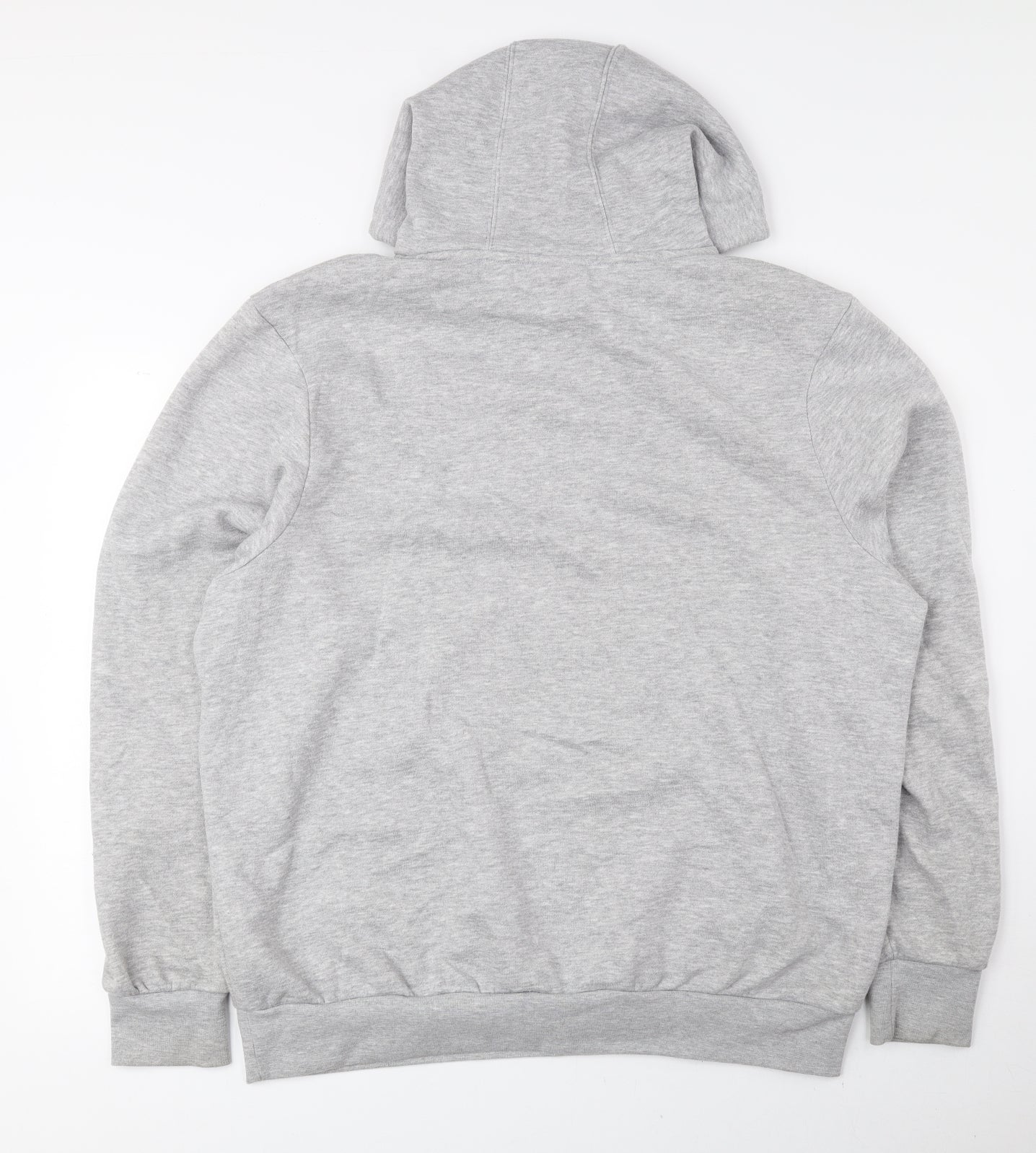 Slazenger Mens Grey Polyester Pullover Hoodie Size L