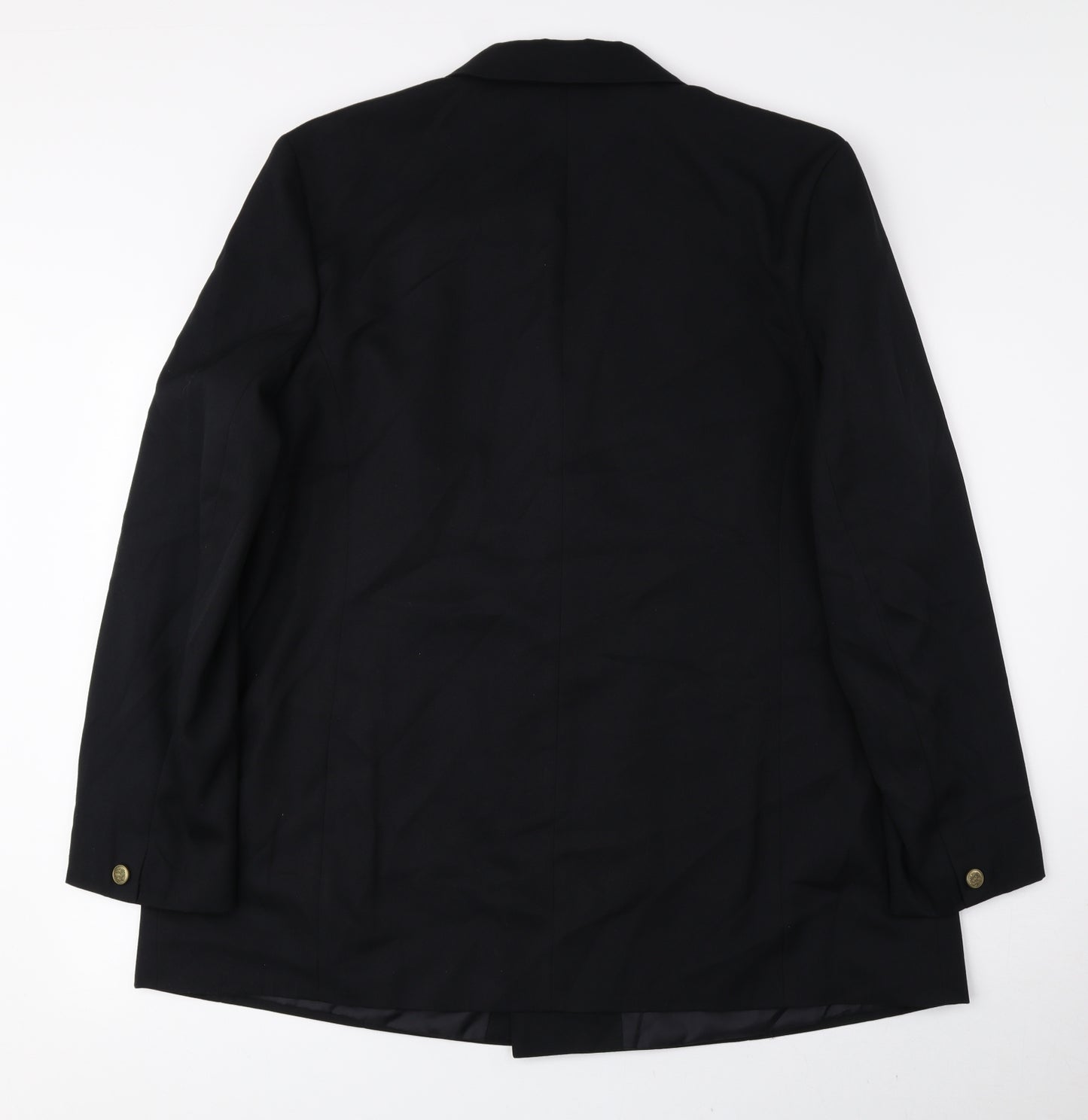 essence Womens Black Jacket Blazer Size 20 Button
