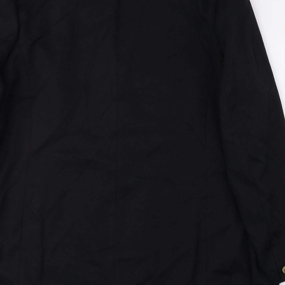 essence Womens Black Jacket Blazer Size 20 Button