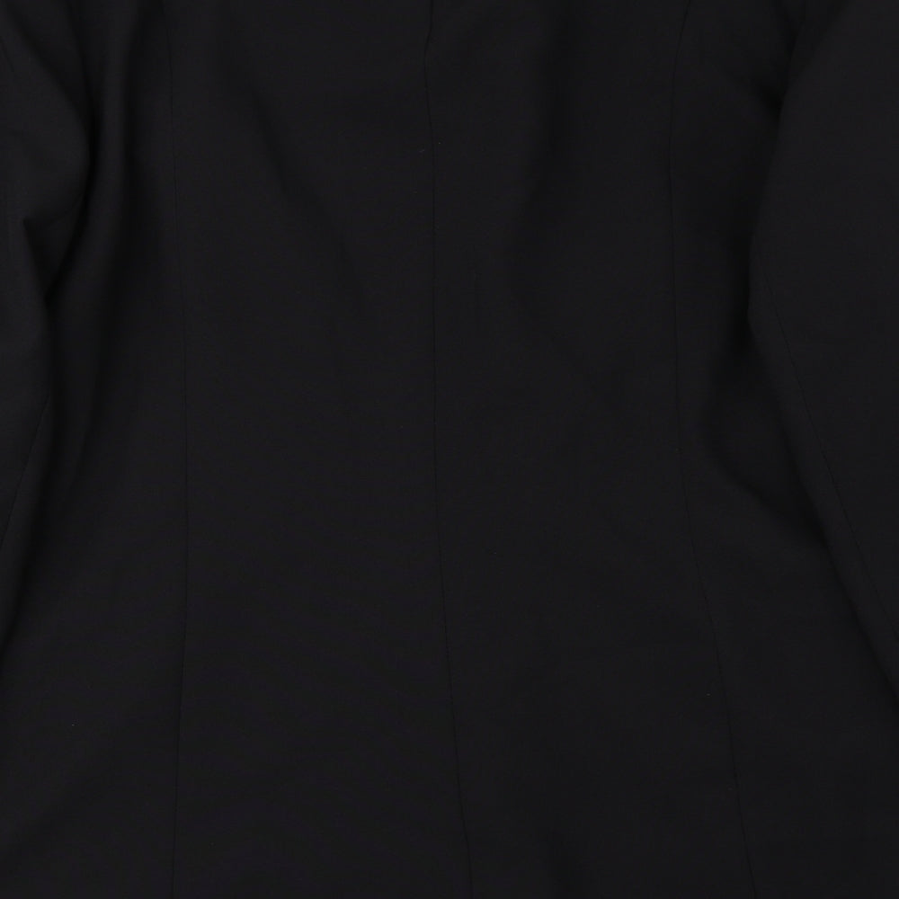 Bonmarché Womens Black Jacket Blazer Size 24 Button