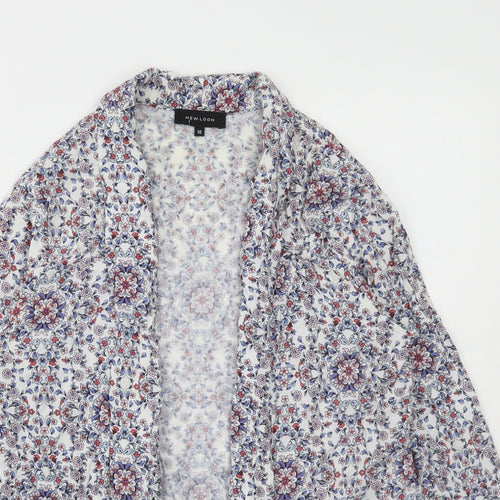 New Look Womens Multicoloured Floral Jacket Size 10