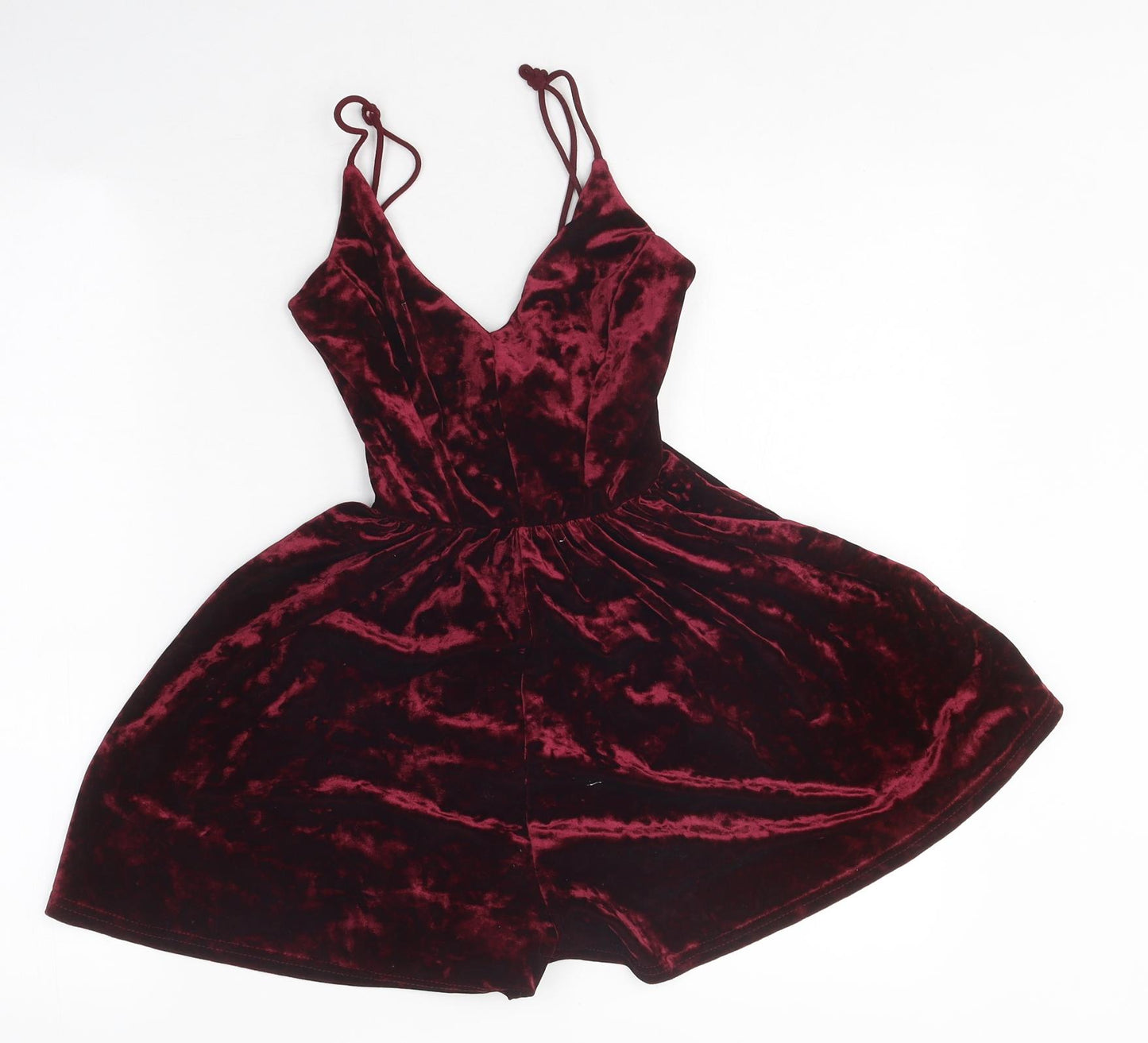 Pins and Needles Womens Red Polyester Playsuit One-Piece Size XS Pullover