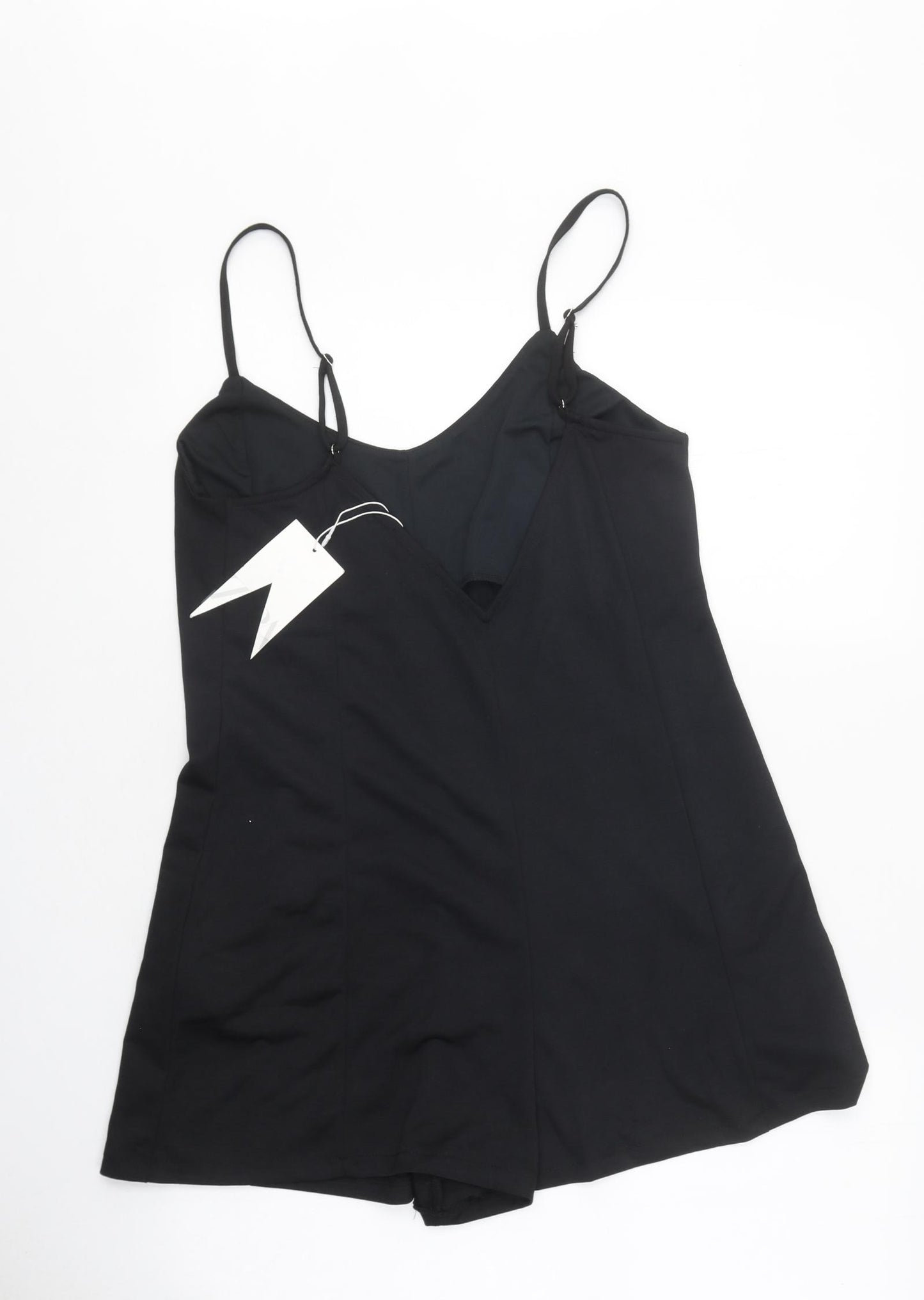 Zara Womens Black Polyester Unitard One-Piece Size M L14 in Pullover