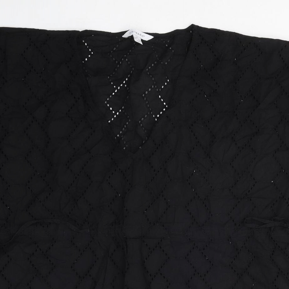 Primark Womens Black Polyester Cover Up Size XL - Slit
