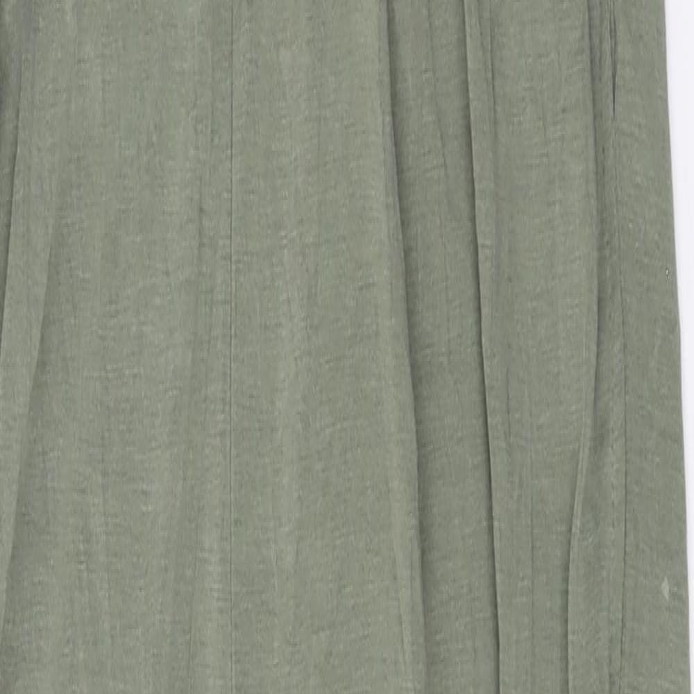 TU Womens Green Polyester Jumpsuit One-Piece Size 12 L38 in Button