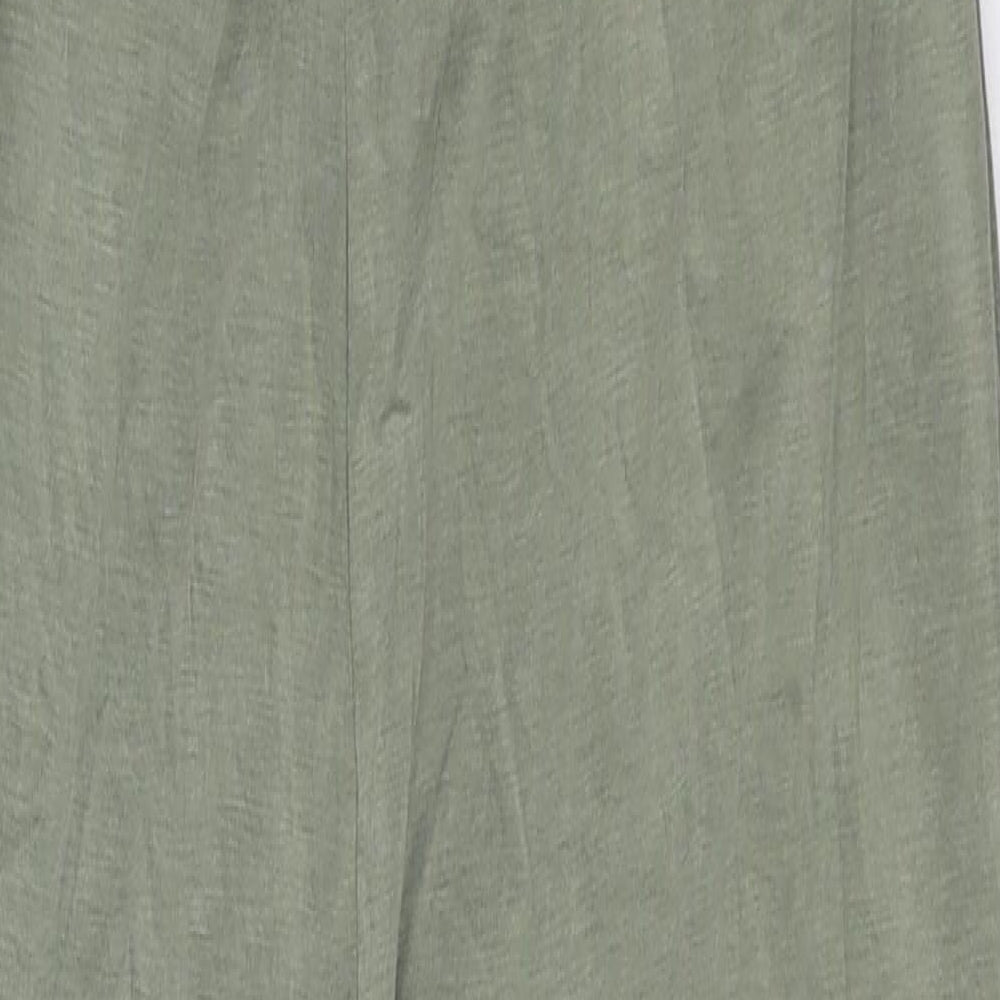TU Womens Green Polyester Jumpsuit One-Piece Size 12 L38 in Button