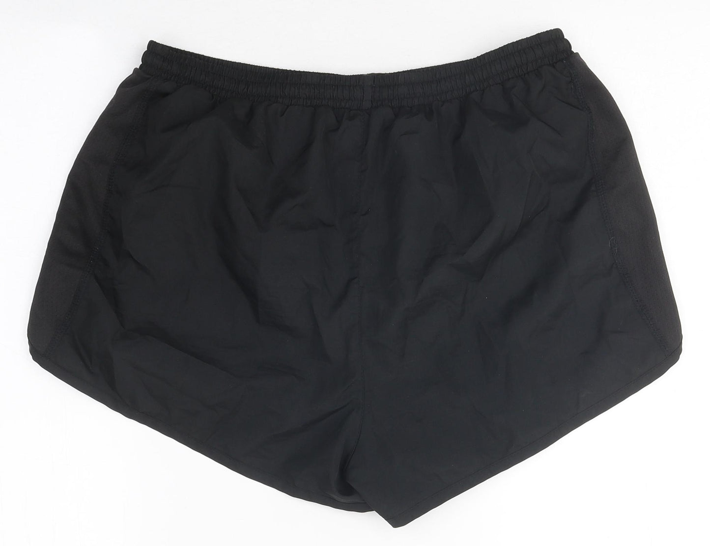 Karrimor Womens Black Polyester Sweat Shorts Size L L11.5 in Regular Drawstring