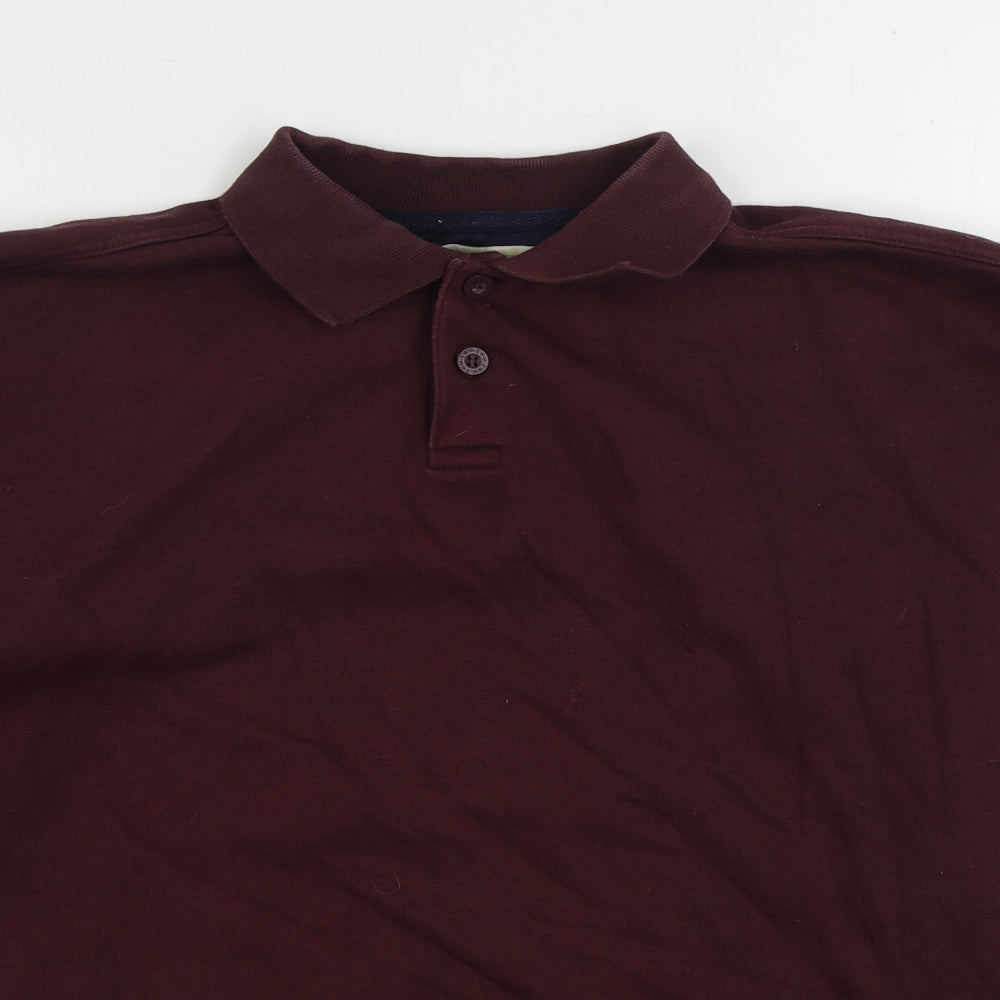EWM Mens Purple Cotton Pullover Sweatshirt Size L