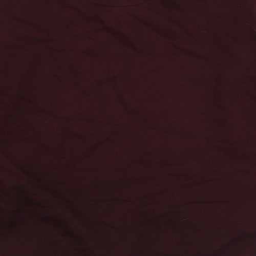 EWM Mens Purple Cotton Pullover Sweatshirt Size L