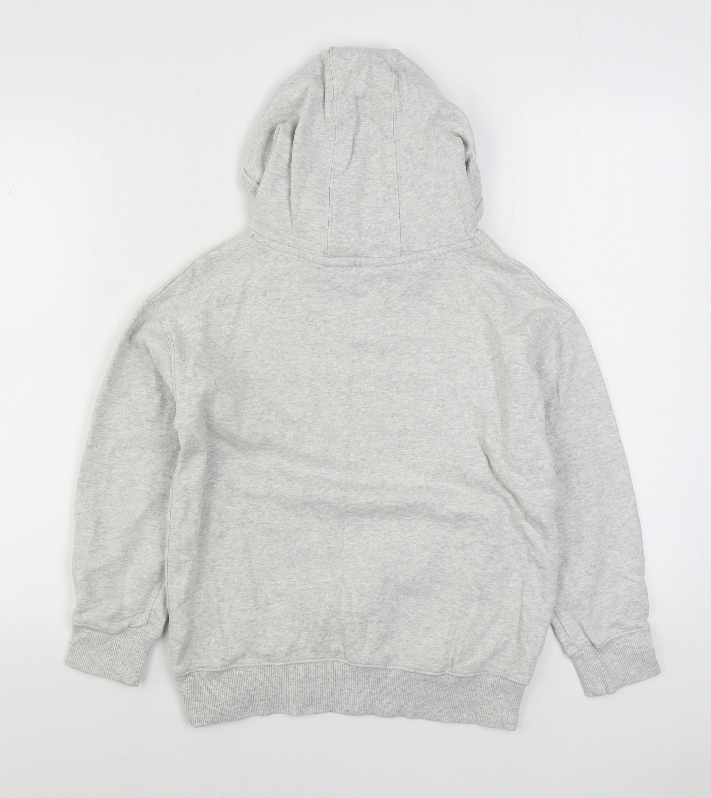 NEXT Girls Grey Cotton Pullover Hoodie Size 12 Years Pullover - Horse
