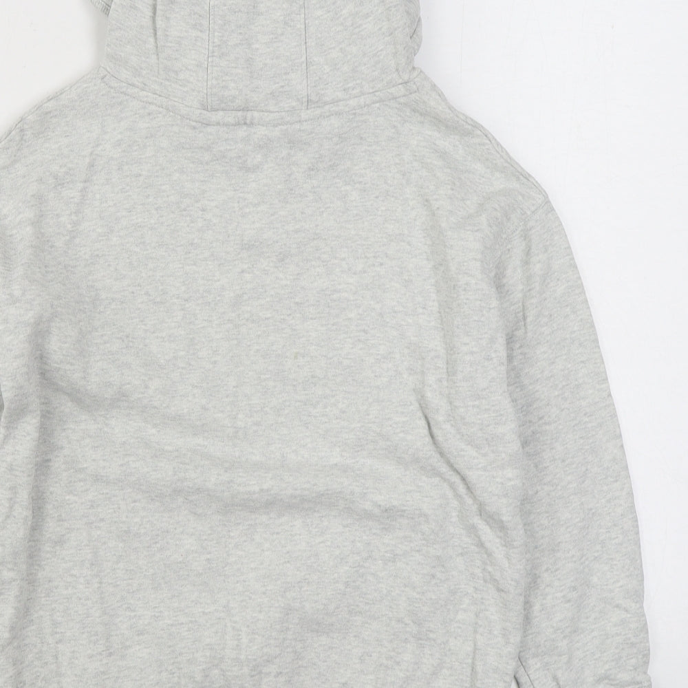 NEXT Girls Grey Cotton Pullover Hoodie Size 12 Years Pullover - Horse