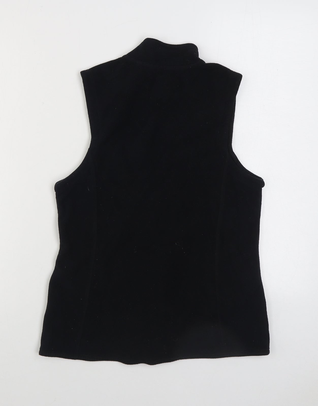 Store Twenty One Womens Black Gilet Jacket Size 12 Zip