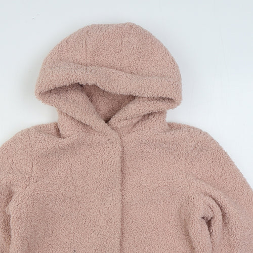 Nutmeg Girls Pink Jacket Size 12-13 Years Snap