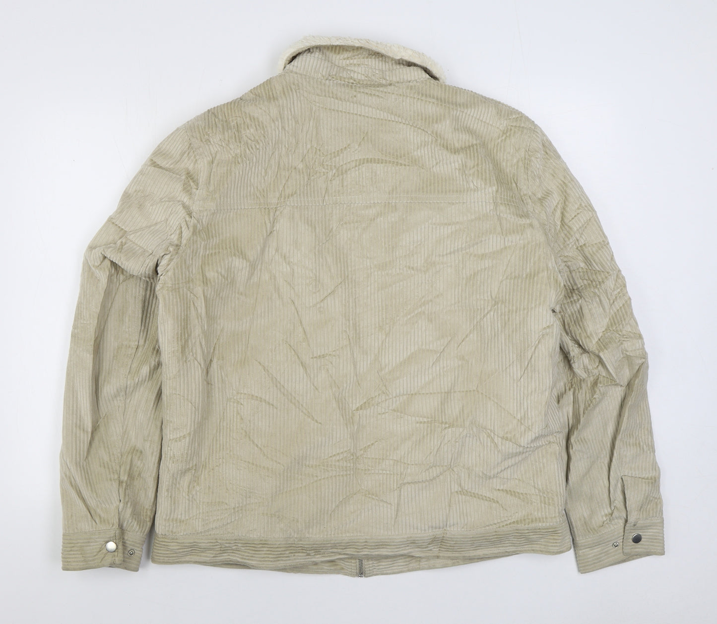 LC Waikiki Mens Beige Jacket Size XL Button