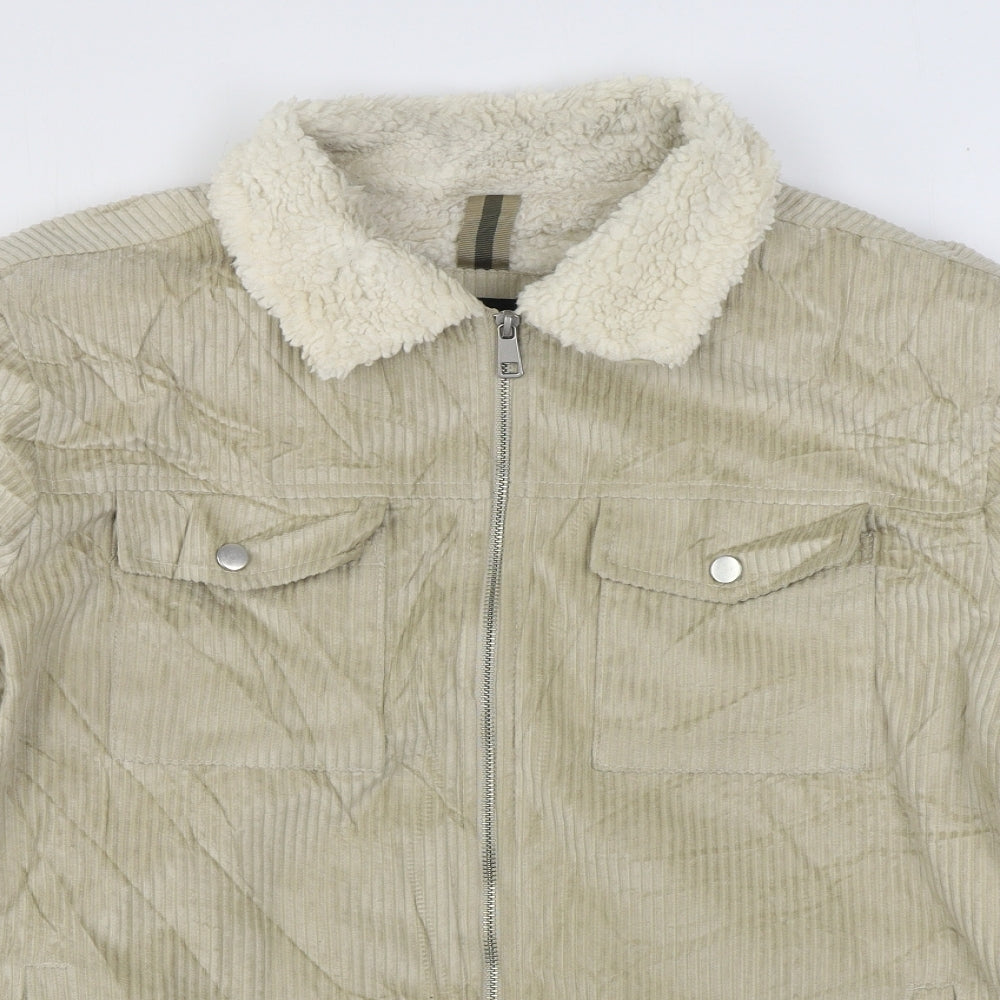 LC Waikiki Mens Beige Jacket Size XL Button