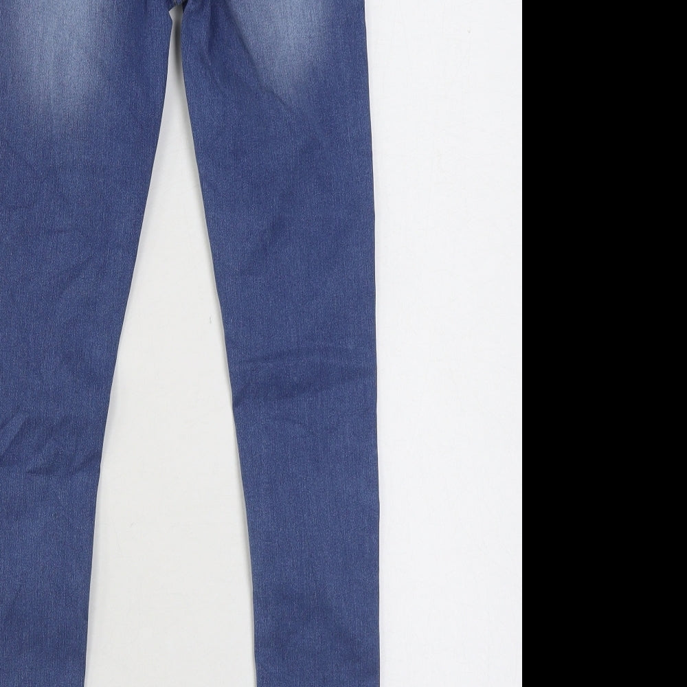 Mayoral Boys Blue Cotton Skinny Jeans Size 10 Years Regular Pullover