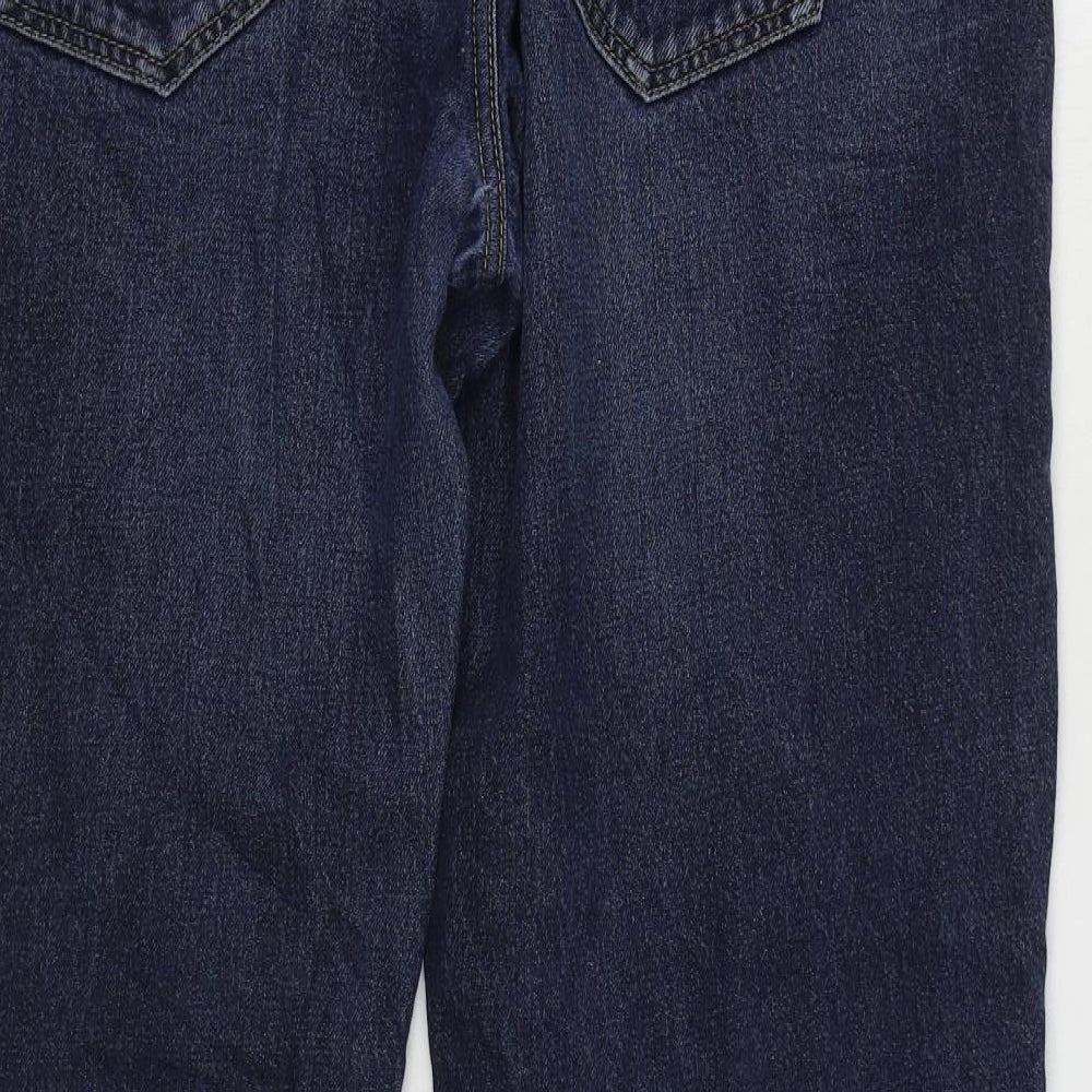 NEXT Mens Blue Cotton Straight Jeans Size 36 in L31 in Regular Zip