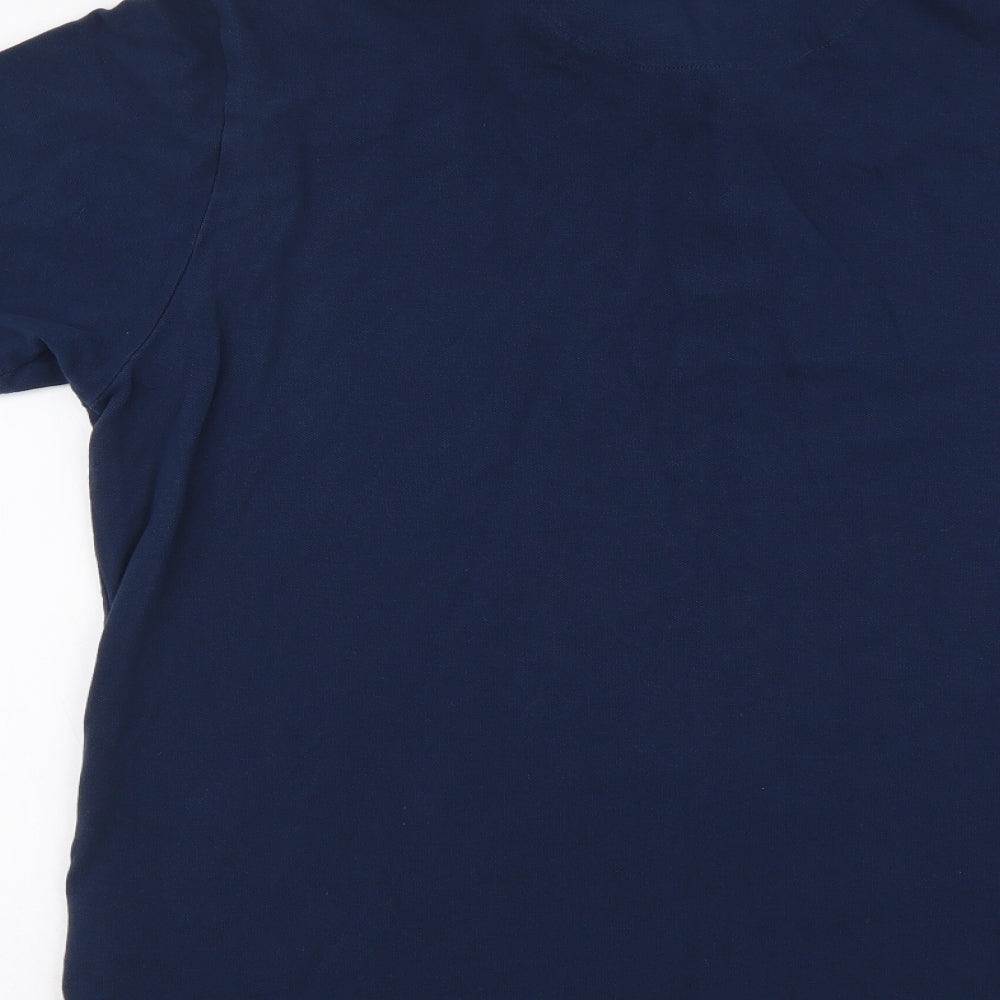 Pierre Cardin Mens Multicoloured Colourblock Cotton Polo Size L Collared Pullover