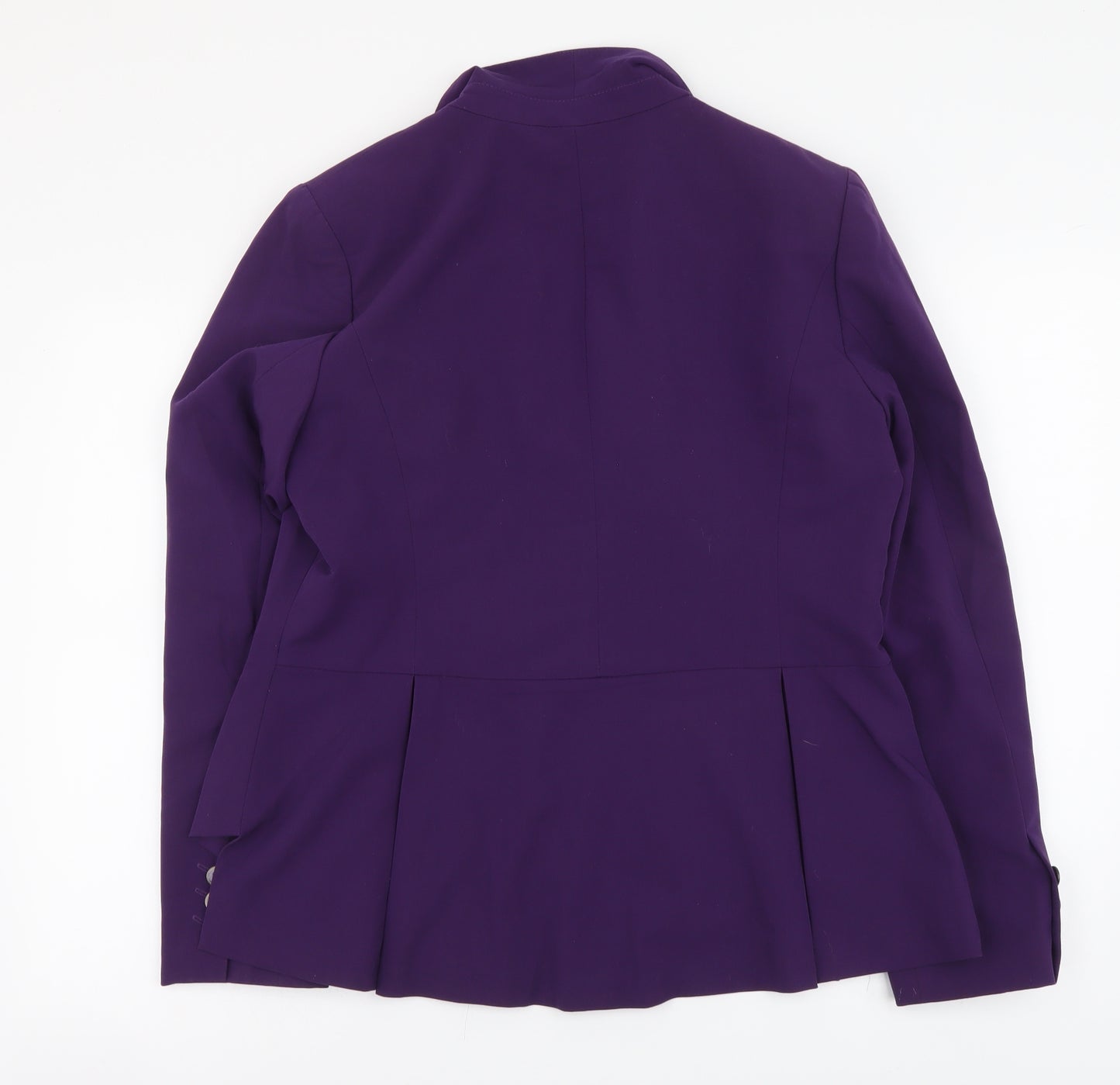 BPC Selection Womens Purple Polyester Jacket Suit Jacket Size XL