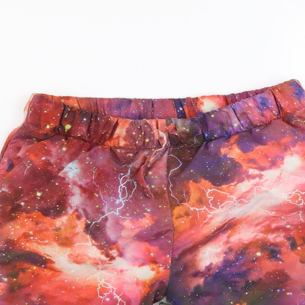 Hype Boys Multicoloured Geometric Polyester Cargo Shorts Size 11-12 Years Regular Drawstring - Swimming shorts
