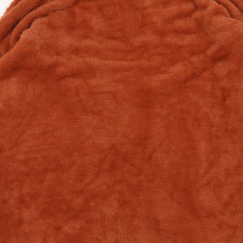 Luisa Ricci Womens Red V-Neck Polyimide Cardigan Jumper Size S