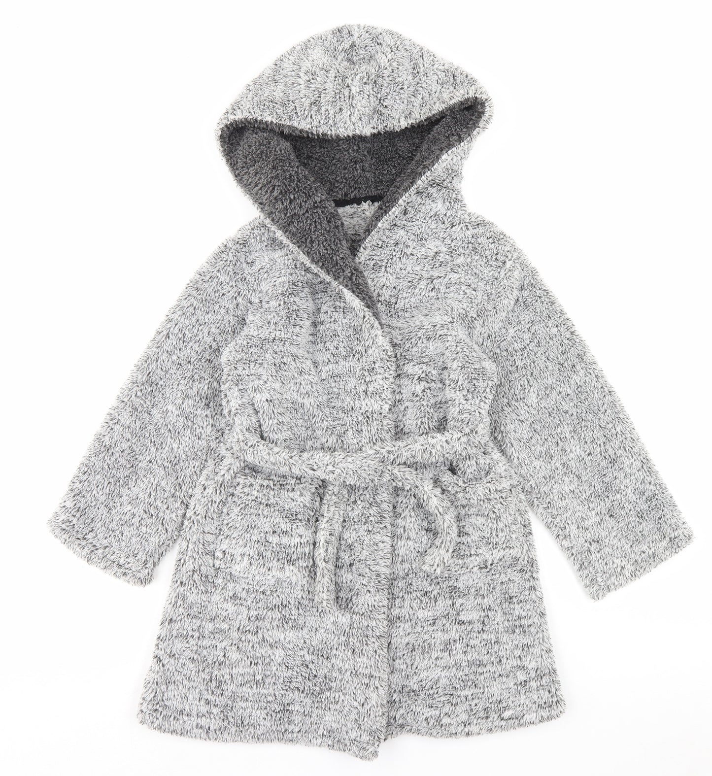 Nutmeg Boys Grey Polyester Gown Size 8-9 Years Tie