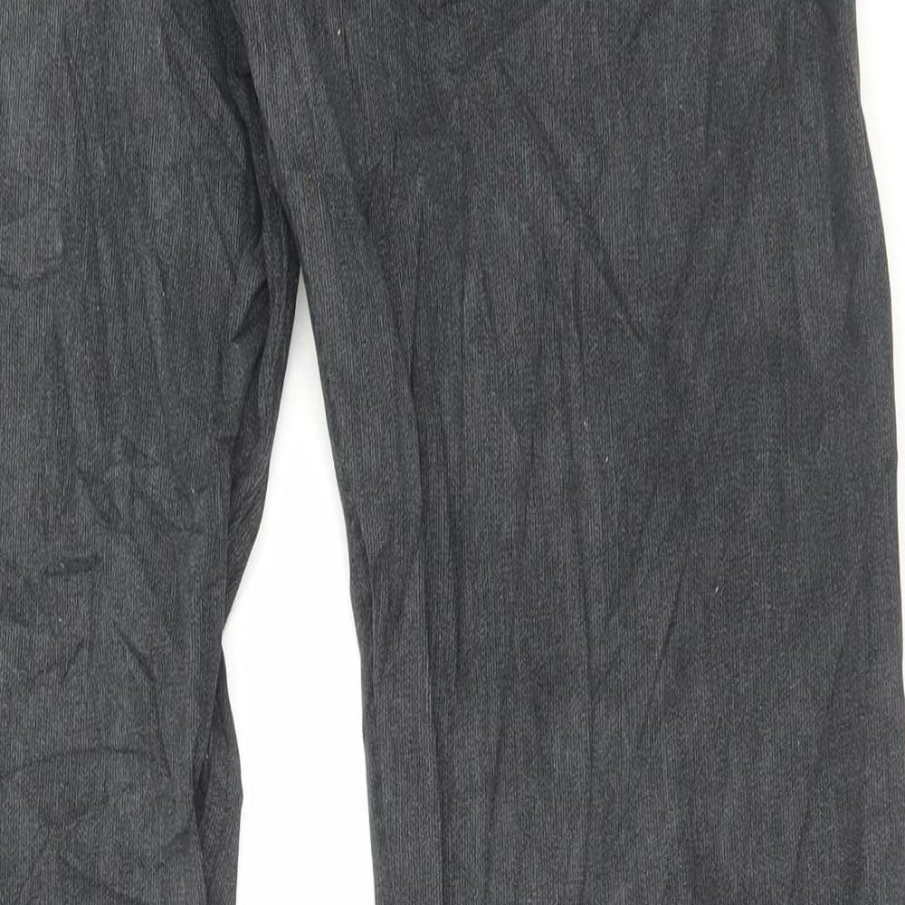 NEXT Mens Black Cotton Straight Jeans Size 34 in L33 in Regular Button - Long Leg