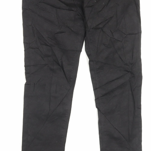 Ware Denim Womens Black Cotton Skinny Jeans Size 10 L29 in Regular Button