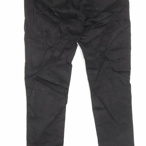 Ware Denim Womens Black Cotton Skinny Jeans Size 10 L29 in Regular Button