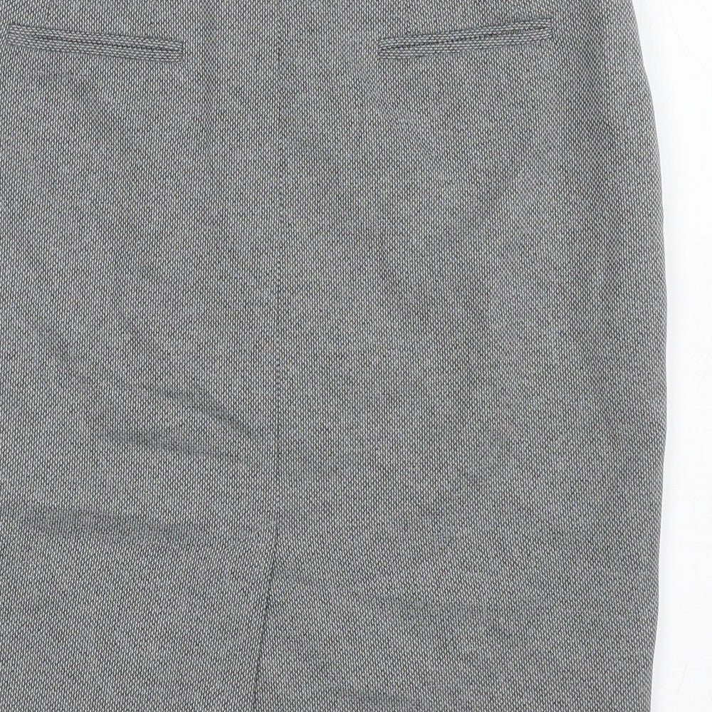 Atmosphere Womens Grey Polyester Straight & Pencil Skirt Size 10 Zip
