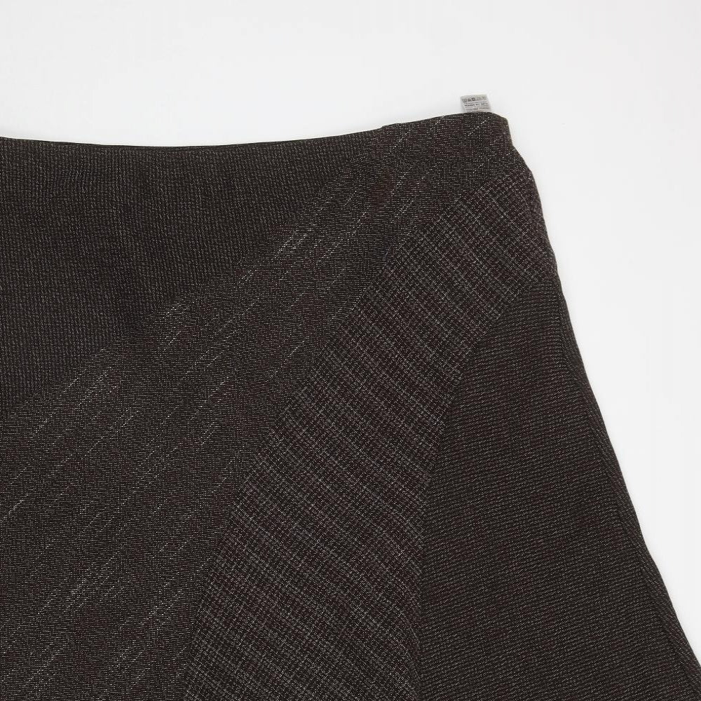 Marks and Spencer Womens Brown Polyester Swing Skirt Size 20