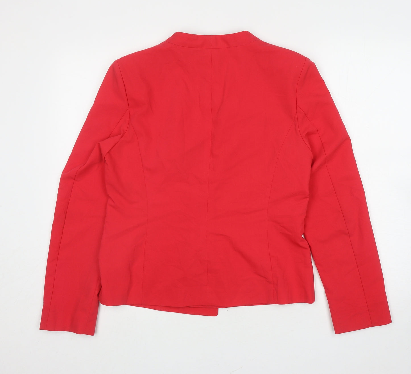 Marks and Spencer Womens Red Jacket Blazer Size 14