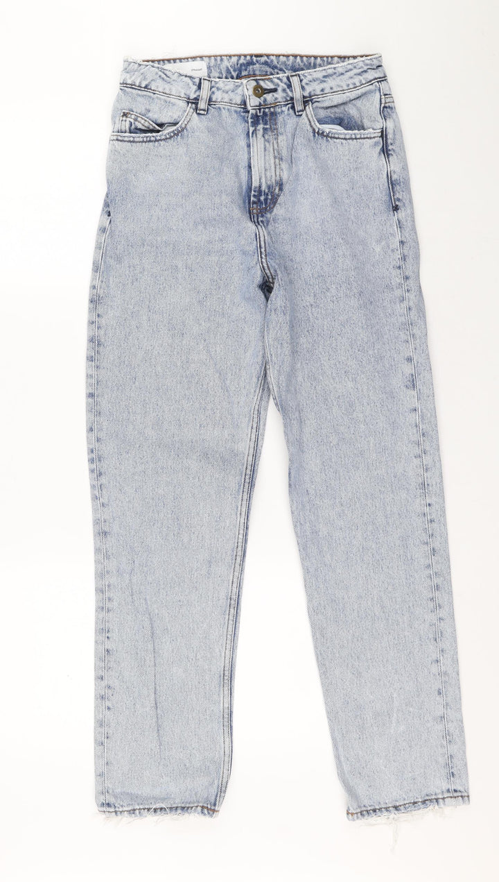 COLLUSION Womens Blue Cotton Skinny Jeans Size 28 in L26 in Regular Zip