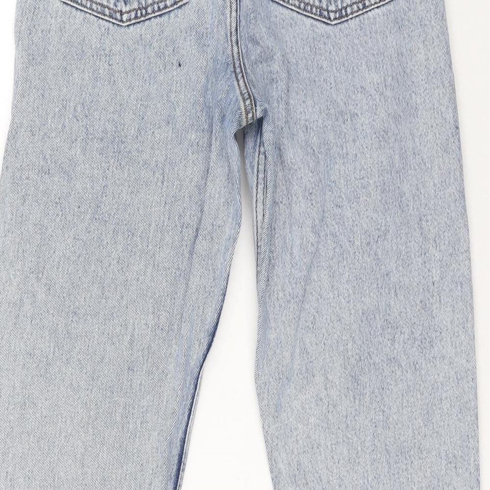 COLLUSION Womens Blue Cotton Skinny Jeans Size 28 in L26 in Regular Zip